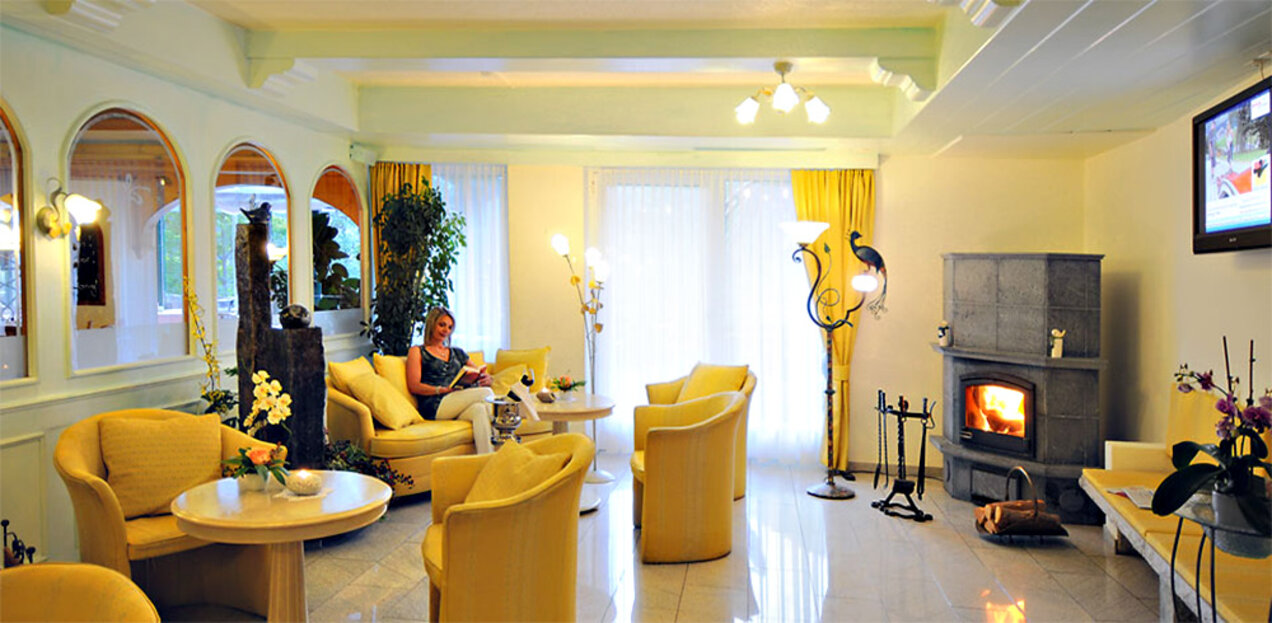 Aufenthaltsraum des Hotels